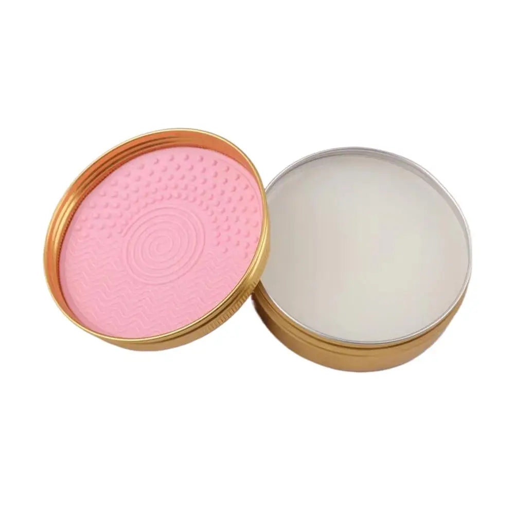 Makeup Brush Cleaning Soap Portable Case Cleaner Pad Washing Qme Golden 100g
