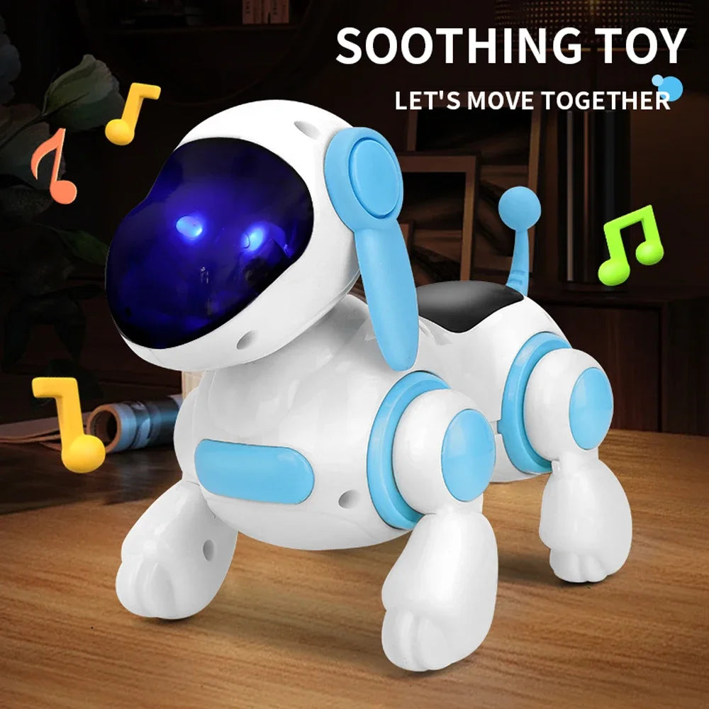 Robot Electronic Dog Robot Dog Stunt Walking Dancing Toy Intelligent Touch Remote Control Electric Pet for Children's Toys Qme