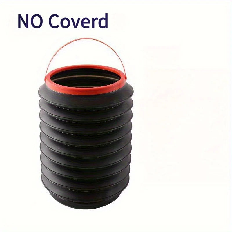 Car Trash Can Vehicle Garbage Bag Multifunctional Foldable Retractable Storage Bucket Portable Creative Storage Bucket Qme