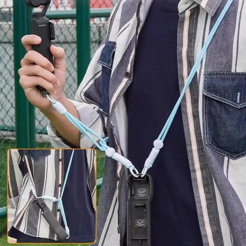 Lanyard OSMO Pocket 3 360 Wrist Hand Strap Handheld Gimbal Camera Qme