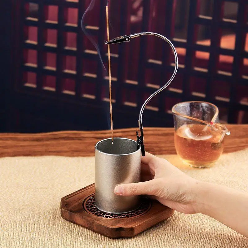 Portable Vertical Incense Bracket Anti-tilt Double Ends Alligator Qme