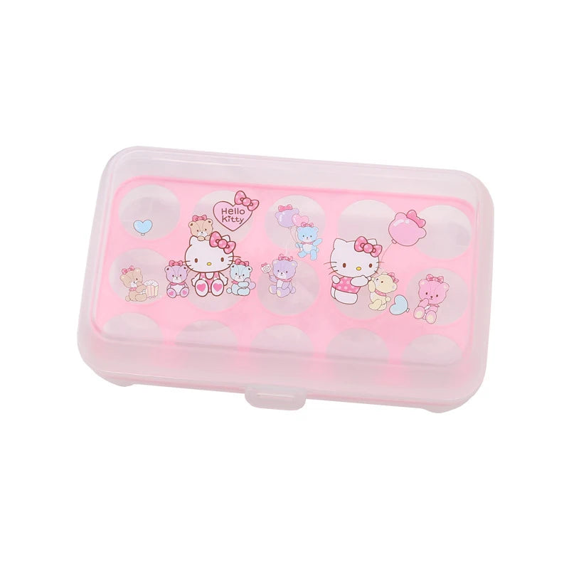 Hello Kitty Food-Grade Storage Containers Egg Cartons Refrigerator and Kitchen Storage Containers Egg Organizers Qme