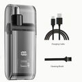 Nose Hair Trimmer Clipper for Men USB Rechargeable Professional Painless Portable Electric Eyebrow Ear Nose Hair Clipper Machine Qme black