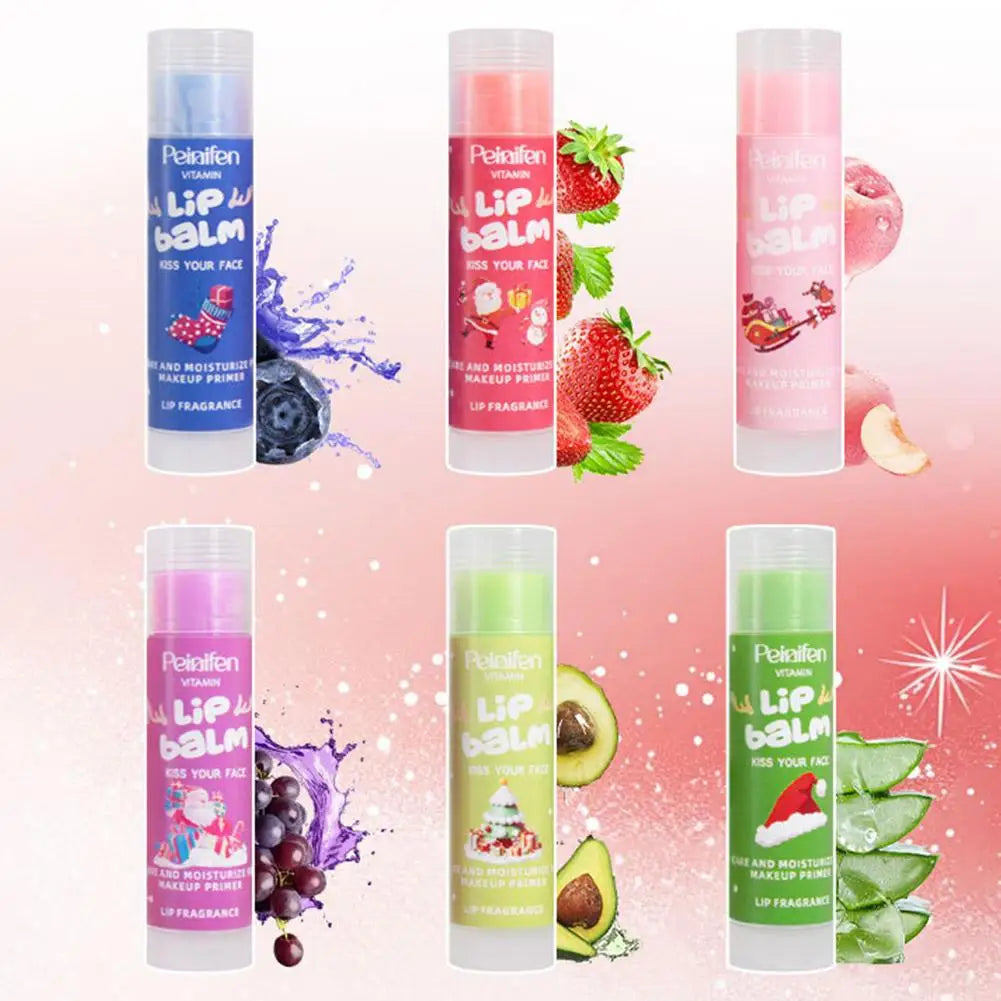 Changing Fruit Flavored Lip Balm Anti Chapping Mmoisturizers Natural Qme