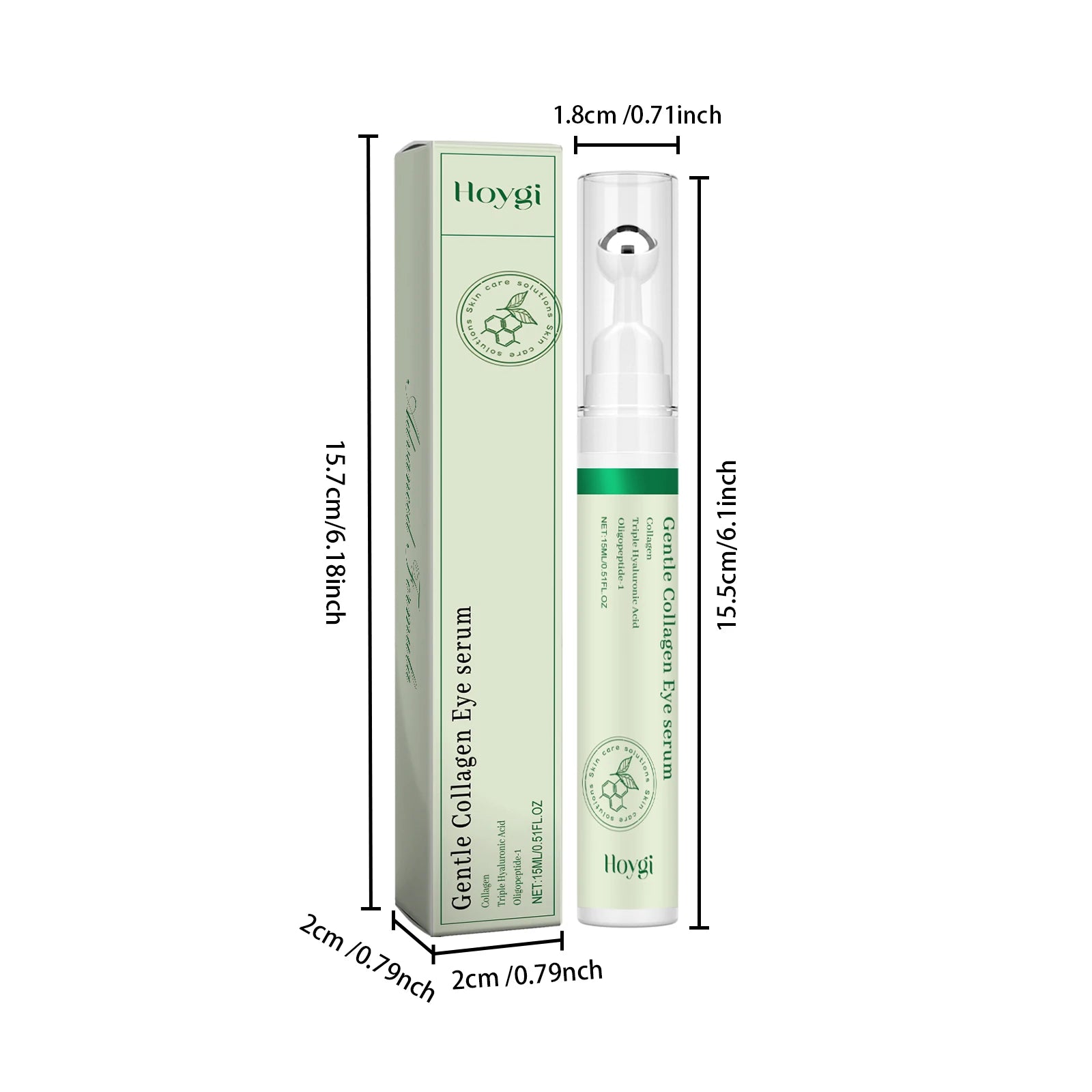 Collagen Eye Serum Cream Anti Dark Circles Eye Bags Eyes Puffy Repair Brightening Tighten Lifting Moisturizing Under Eye Roller Qme