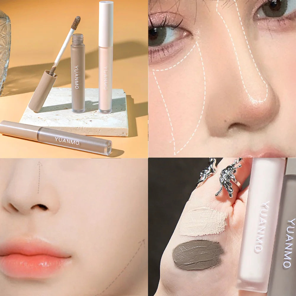 Liquid Concealer Matte Coverage Waterproof Oil Control Moisturizing Qme