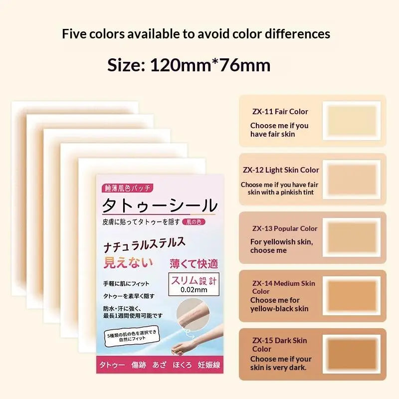 Invisible Tattoo Concealer Patch Skin Finishing Birthmarks Ideal All Qme