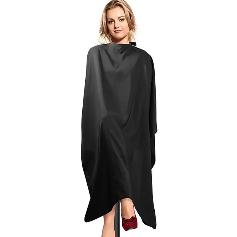 Professional Hairdressing Hair Cutting Cape Adjustable Snap Closure Qme