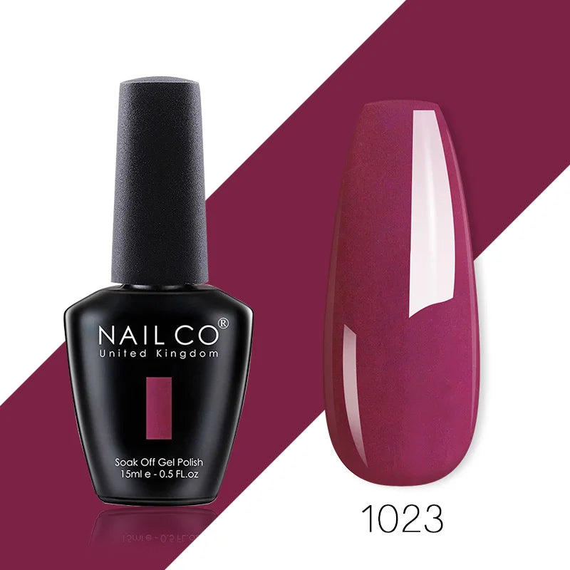 NAILCO 85 Colors Nail Gel UV LED Lacquer Manicure Varnish Hybrid Semi