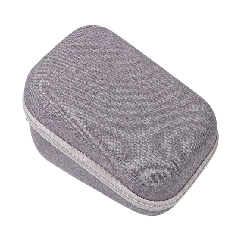 EVA Hard Case Upper Arm Blood Pressure Monitor Portable Travel Qme Gray