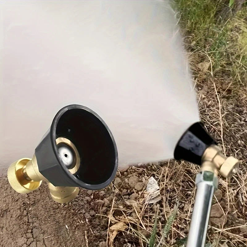1pc Agricultural High-Pressure Air Vortex Spraying Nozzle Adjustable Water Outlet Nozzle For Flower Grass Gardening Sprink Qme
