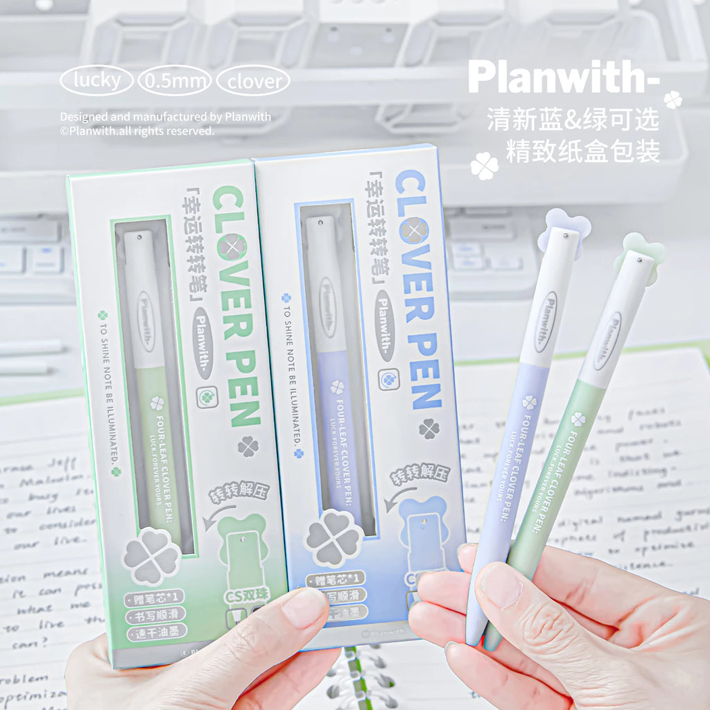 TIANZI Needle Type Gel Ink Pens Blue/Green 0.5mm Liquid Ballpoint Pen Students Stationery School Office Writing Tool Qme AB Multi-Colored