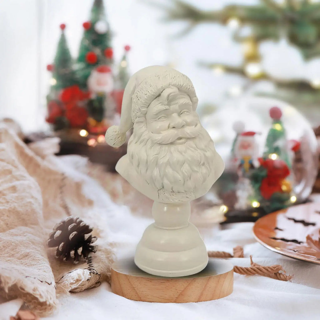 Christmas Figurines Resin Crafts Sculpture Statue Home Dorm Bedroom Qme