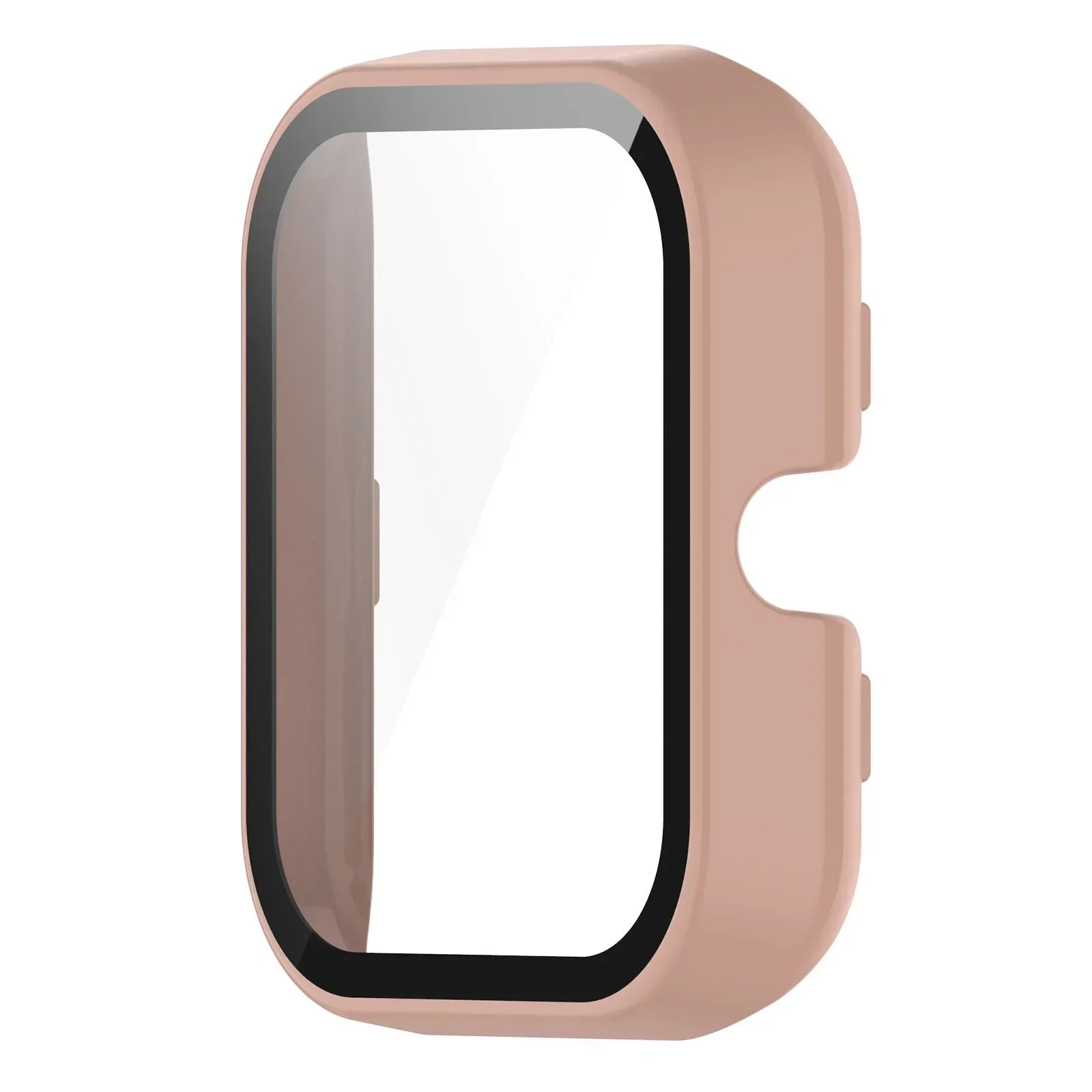 PC Cover For Amazfit Bip 3 / Bip3 Pro Smart Watch Protective Screen Protector Cover for Bip 3Pro Protection Frame Bumper Shell Qme Pink
