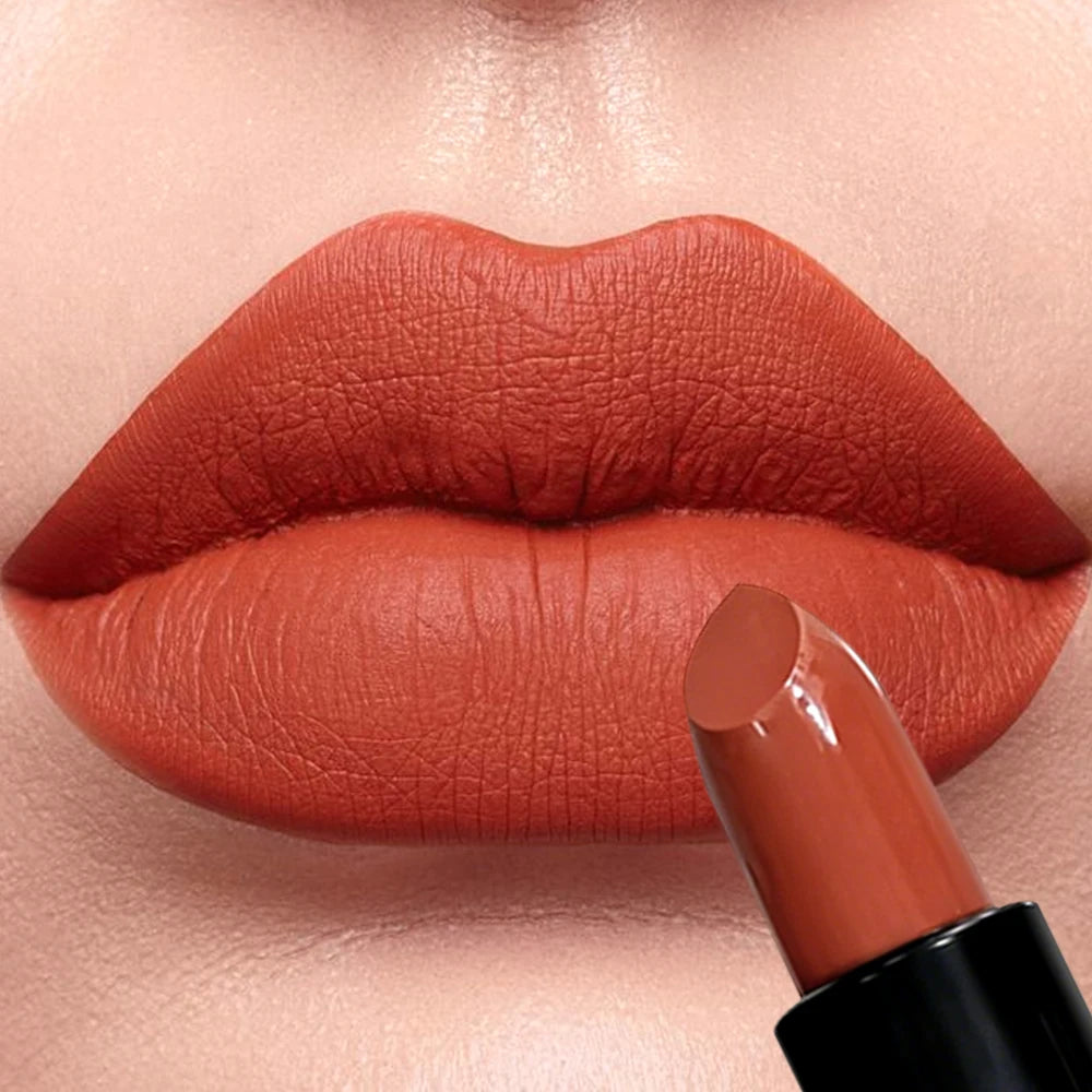 Long Wear Matte Lipstick Fog Velvet Finish Waterproof Pigment Lip Qme