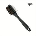 2 In1 Shoe Cleaning Brush Double Head Design Brush Plastic Handle Sneaker Boot Stain Dirt Remover Brush For Leather Canvas Shoes Qme 1pc