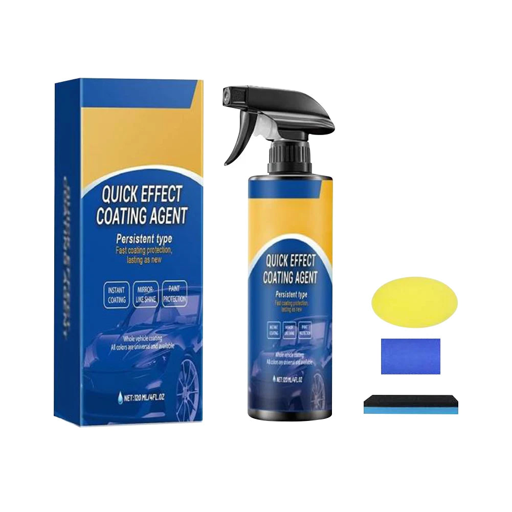 120ml Car Coating Spray High Protection Quick Effect Coating Agent Quickly Coat Car Wax for Vehicles Qme 1Pc