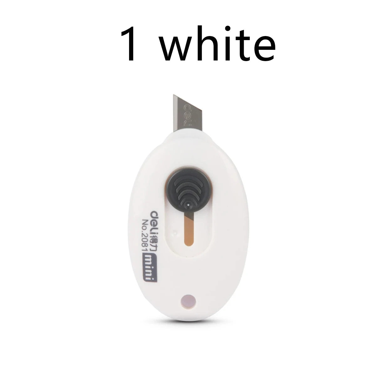 Courier Opening Knife Portable Multifunctional Courier Unboxing Knives Retractable Self-Locking Rebound Art Cutter Tool Qme 1 Pc white