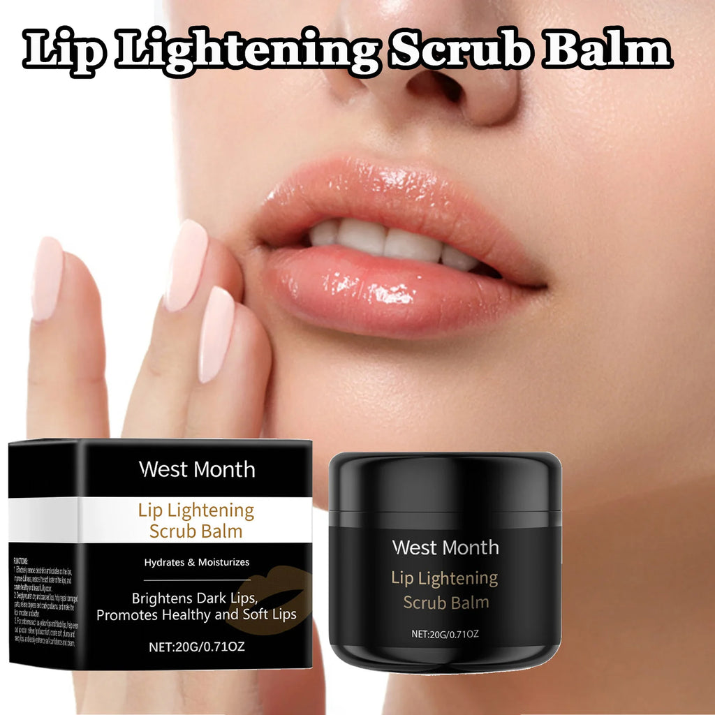 Lip Scrub Exfoliator Hyaluronic Acid Moisturizing Dead Skin Removal Fade Lip Lines Reduce Melanin Nourishing Chapped Lip Care Qme