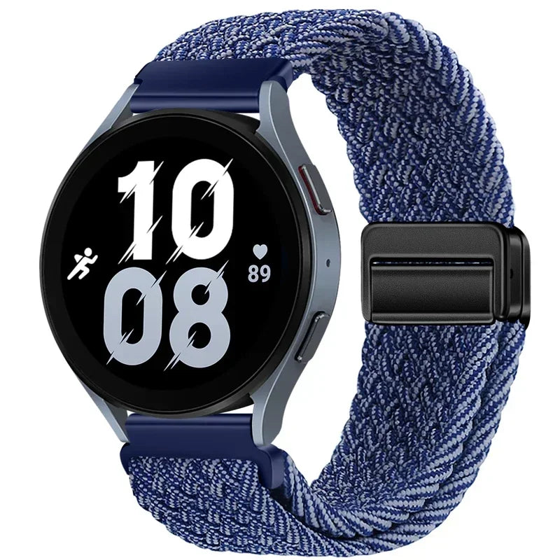 20mm 22mm nylon strap For Huawei watch 4/GT4/2/3 Pro Amazfit GTR 4 Magnetic breathable watchbands For Samsung Galaxy watch 6 5 4 Qme