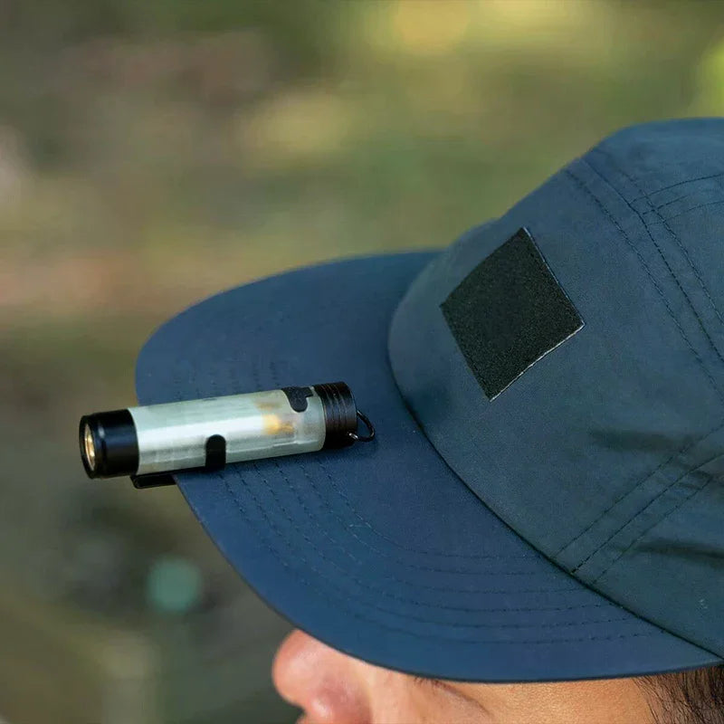 Hat Clip Light Flashlights For Outdoor Night Sport, Hands Release Pocket Caps Lamp, Rechargeable Clip On Light Qme