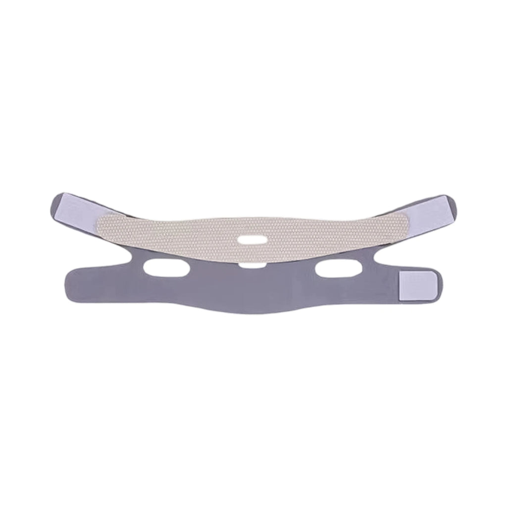 V-shaped Face Lifting bandage for Firming and Shaping Adjustable High Elastic Comfortable Night Wear Face Caring Supplies Qme Gray