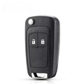 2 Buttons Flip Remote Car Key Shell for Chevrolet Aveo Cruze Epica Camaro Lova Impala Sail Spark Key Case Accessories Qme Default Title