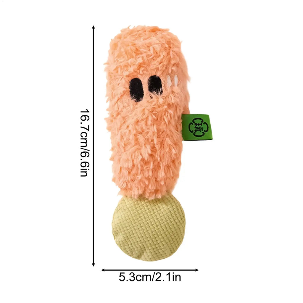 Squeaky Cat Toys Catnip Pet Interactive Puzzles Plush Squeak Toy Qme
