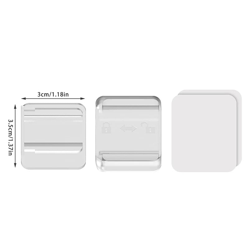 Car Toll Pass Holder Adhesive Sticky ETC Bracket Removable Easy Qme