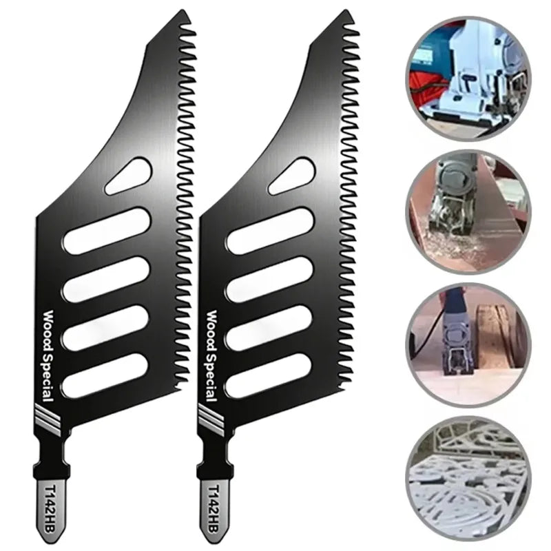 20/1PCS Jigsaw Blades Heavy Duty T-Shank Wood Aluminum Cutting Coarse Teeth Precision Tight Spaces Tools Replaceable Cut Tools Qme