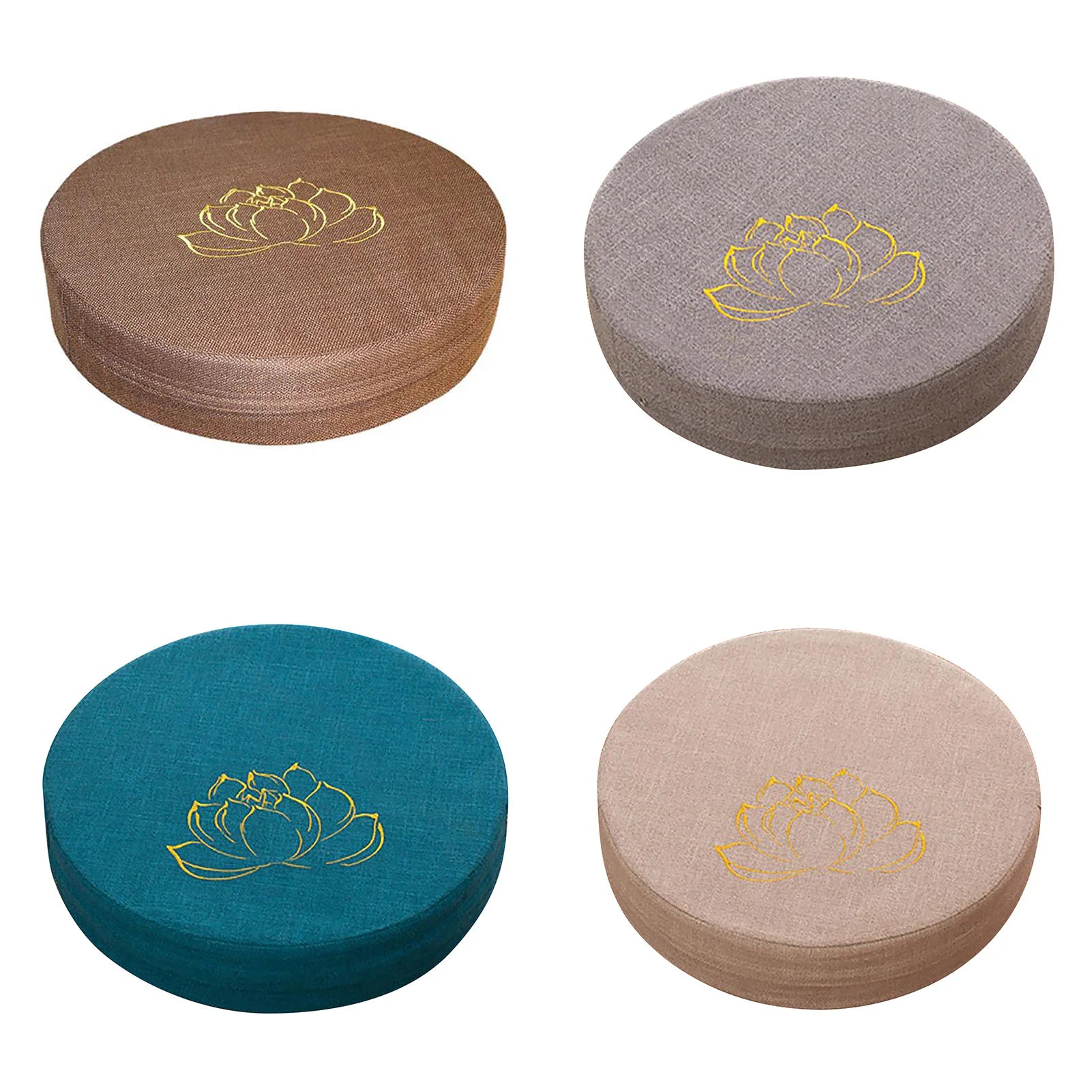 40×6cm Meditation Cushion Hard Foam Cotton Linen Detachable Washable Comfortable Floor Pillow for Balcony Living Room Tatami Qme