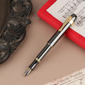 3062 Unique Antique Brass Pocket Roller Ball Pen Short Portable Pens Qme Gray
