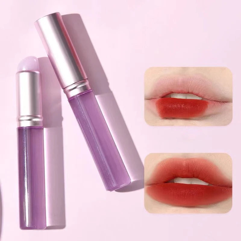 Soft Silicone Lip Brush Portable Angled Concealer Makeup Tool Round Qme