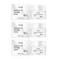 Heart Leaf 70% Soothing Cream Contains Ceramide EOS Moisturizing Relieves Dry Skin Restores Skin Elasticity Facial Cream Qme 3 x 50g Boxed