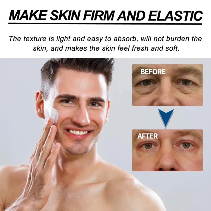 Retinol Faded Wrinkle Cream For Men Collagen Lifting Firming Reduce Face Neck Wrinkle Efficient Moisturizing Skincare Qme