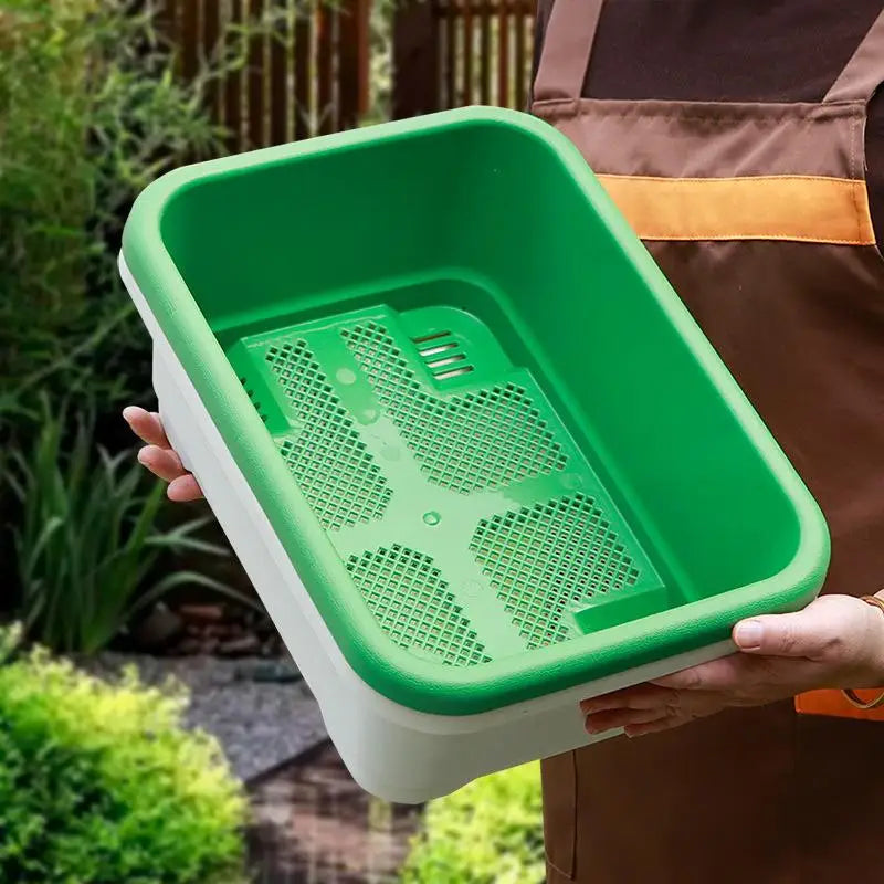 Balcony Indoor Gardening Breathable Plants Pots Garden Tool Plastic Qme