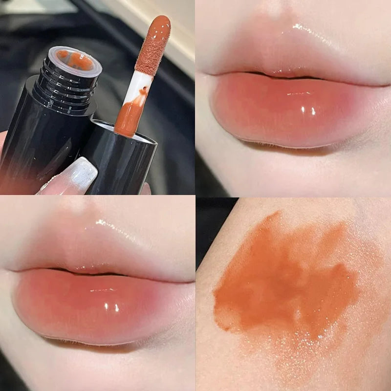 HERORANGE Color-cooling Shimmering Lip Gloss Hydrating Silky Qme HR744-6