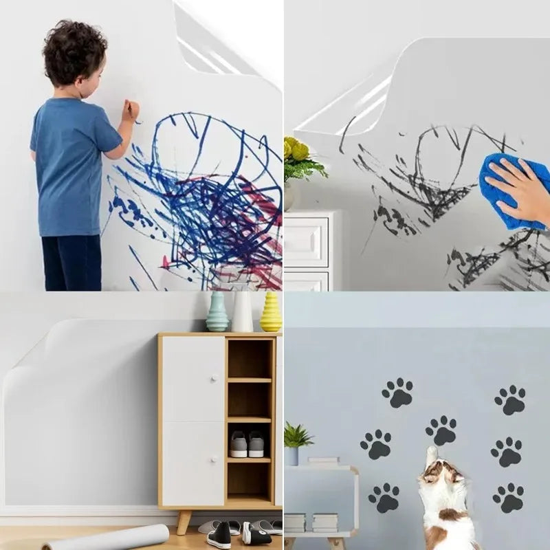 Transparent Wallpaper Electrostatic Adsorption Protective Film Qme