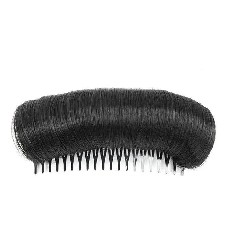 Wig Cushion Stable Hair Roots Volumizing Fiber Insert Comb Invisible Fluffy Hair Pad Female Heightening Artifact Hairstyle Tool Qme black