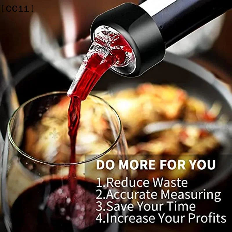 1 Wine Pourer Automatic Measured Bottle Quick Spirit Measure Drinks Qme