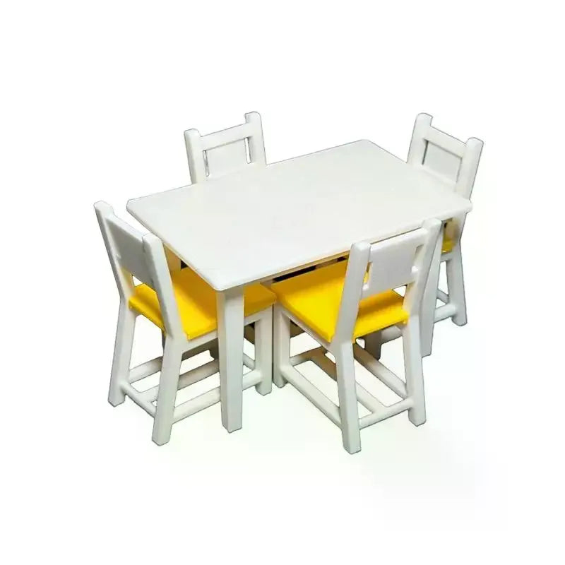 Mini Retro American Chair Sofa Living Room Furniture Pretend Play Toy Qme