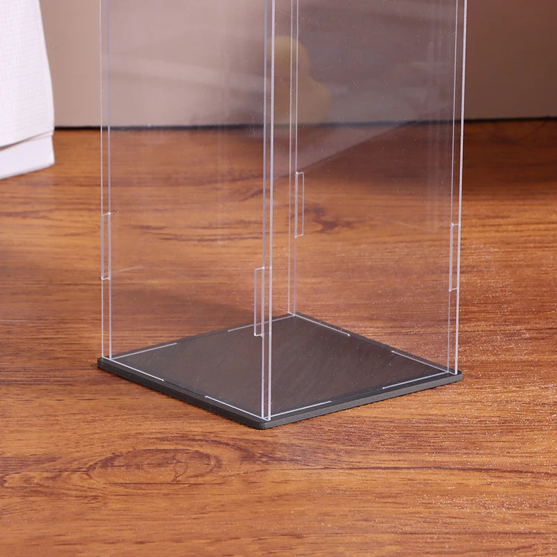 1Pc Transparent Acrylic Display Box Storage Dustproof Protection Display Cabinet Box For Dolls/Toys/Collectibles 22 Sizes Qme