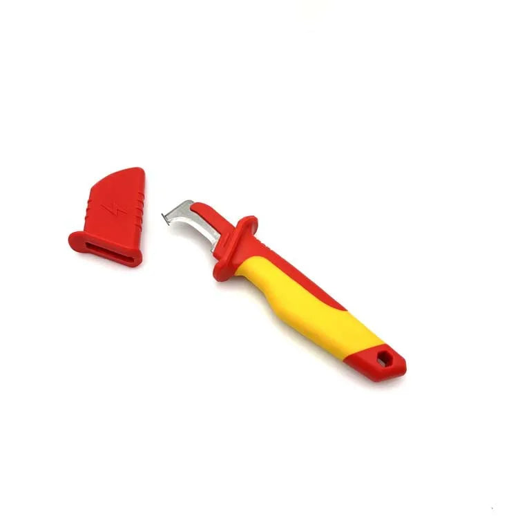 Electrician Knife Insulated Cable Stripping Snips Straight Curved Qme B