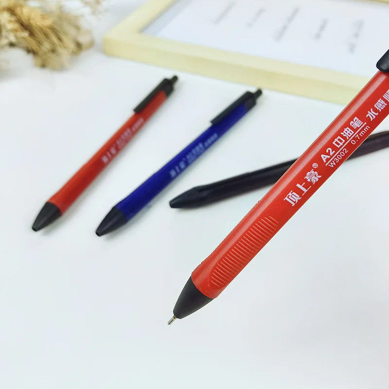 Retractable Ballpoint Pen Basics Black/Blue/Red Ballpoint Pens,Medium Point 0.7mm for Smooth Writing, 10-40 Pack Qme