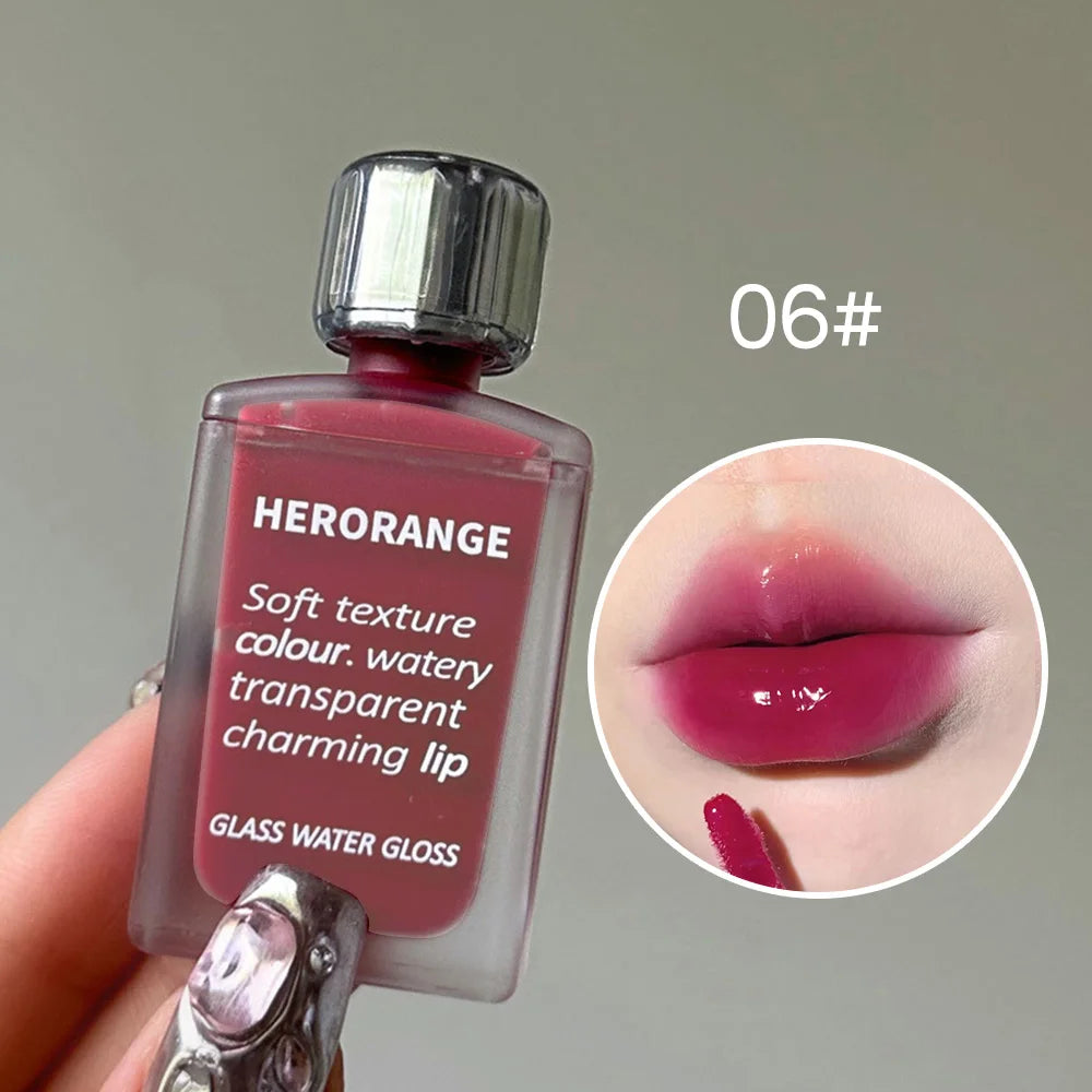 Moisturizing Plump Lips Mirror Effect Lip Non Greasy Texture Liquid Qme HR567-06