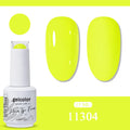 Arte Clavo Neon Rainbow Colors Gel Nail Polish Semi Permanent Art UV