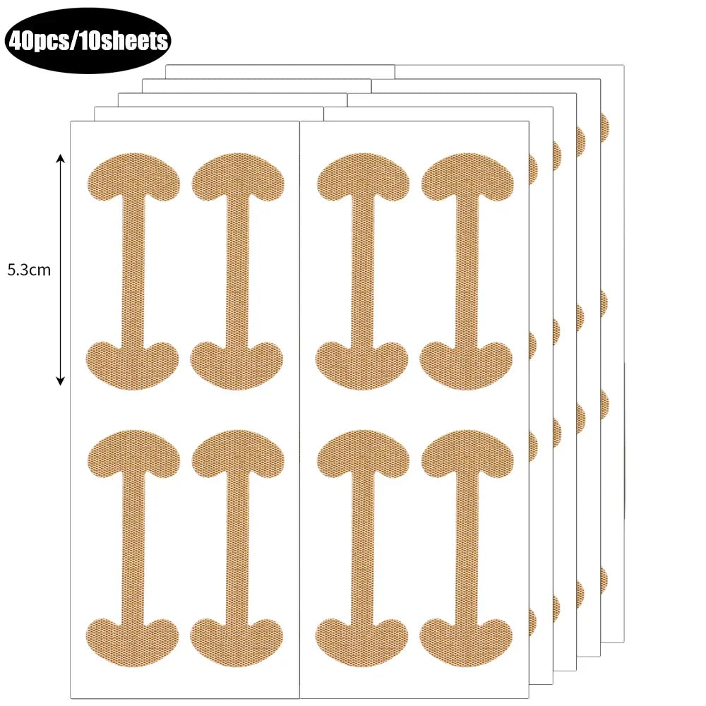 100PCS Ingrown Toenail Correction Strips Lasting Adhesion Waterproof Nail Correction Stickers Elasticity Toe Care Pedicure Tools Qme 40PCS
