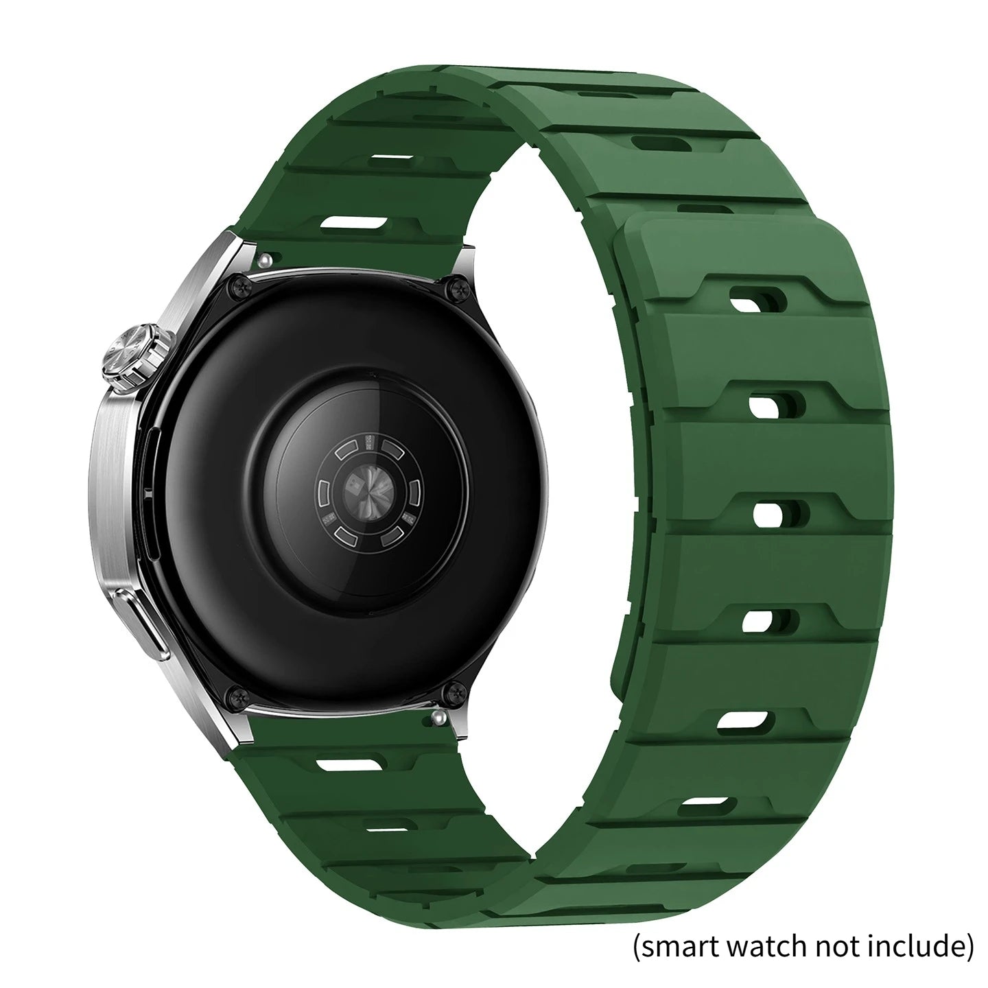 18mm 20mm 22mm Silicone Strap For Huawei GT6 Pro 46mm Magnetic Band For Samsung Galaxy Watch 7 6 5 4 40MM 44MM Qme Clover 20mm Universal band