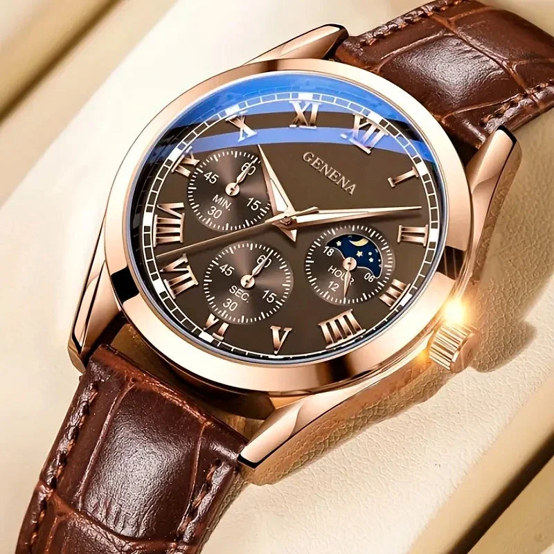 2026 Men's fully automatic non mechanical quartz bowl watch, night light fashion watch, youth casual men's style Qme