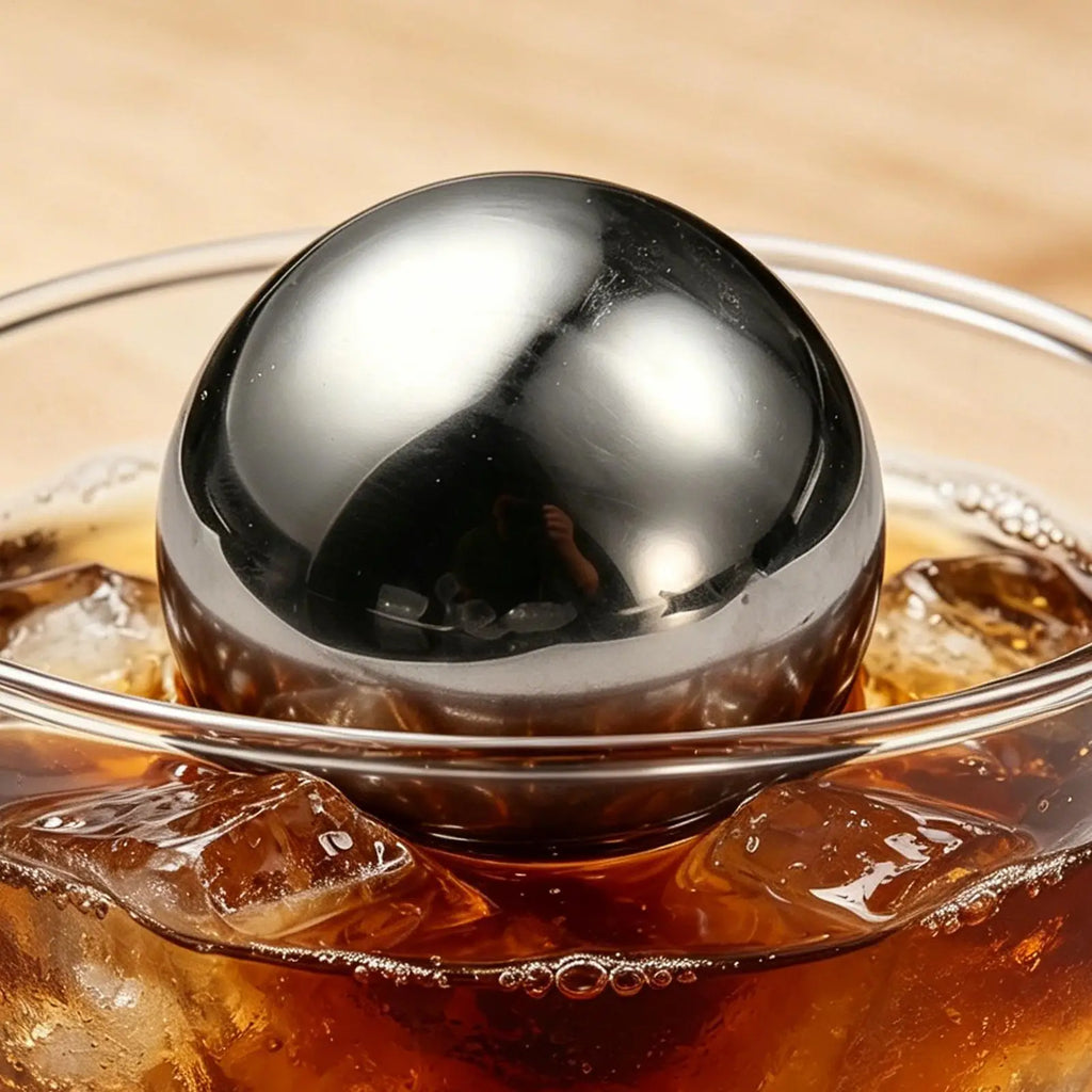Espresso Cooling Ball Reusable Refreezable Tool Stainless Steel Ice Qme